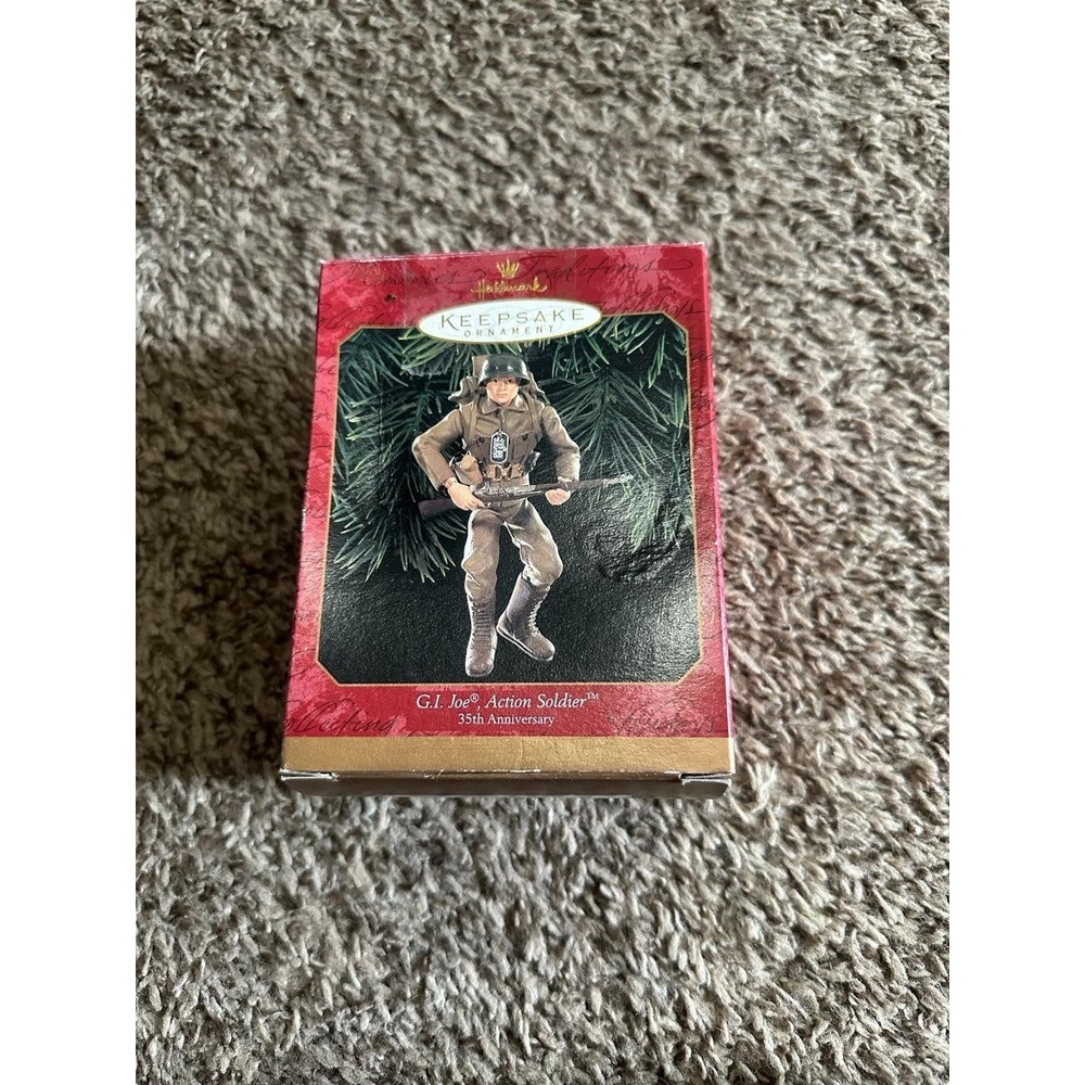 1999 Hallmark Keepsake G.I. Joe Action Soldier Ornament w/ Box